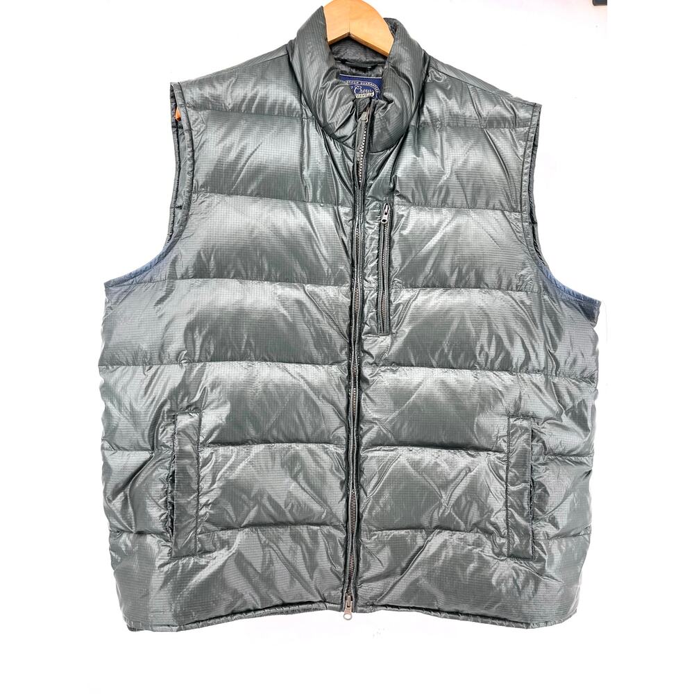 J. Crew Sportsmen's Outfitter Men's Down Puffer Vest Olive Green (XL) Immaculate - Picture 1 of 5